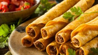 easy recipe for making taquitos in the oven feature