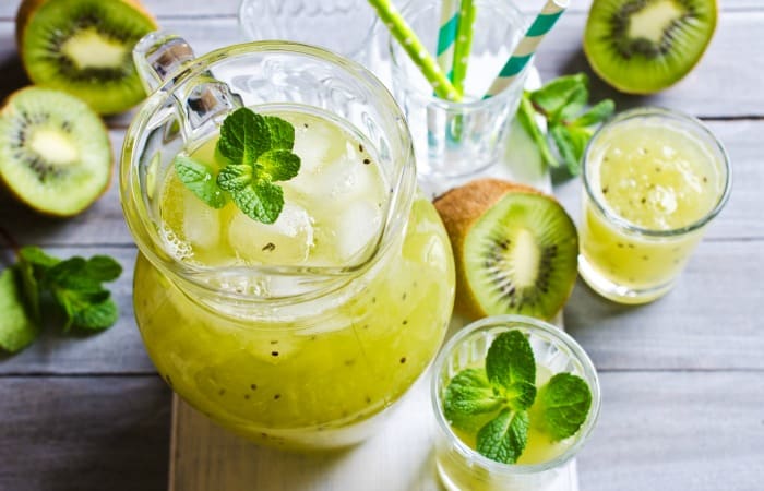 Mint Kiwi Lemonade | Refreshing Homemade Lemonade Recipes | Homemade Recipes