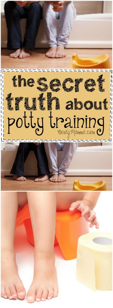 This mom is so right--this secret about potty training is just not talked about enough.