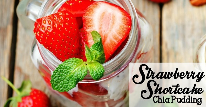 easy recipe for making strawberry chia pudding for breakfast fb