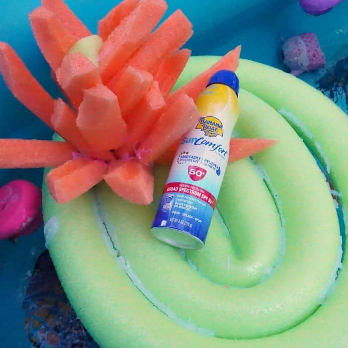 easy water lilly pool noodle craft sq