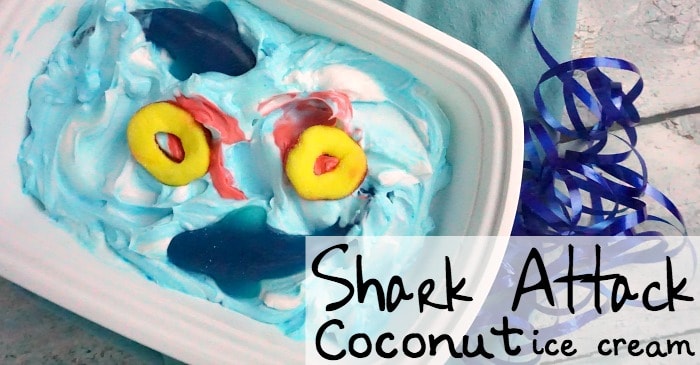 vegan and gluten-free shark attack coconut ice cream