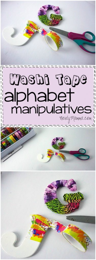 I love this idea for making alphabet manipulatives! So easy and fun!