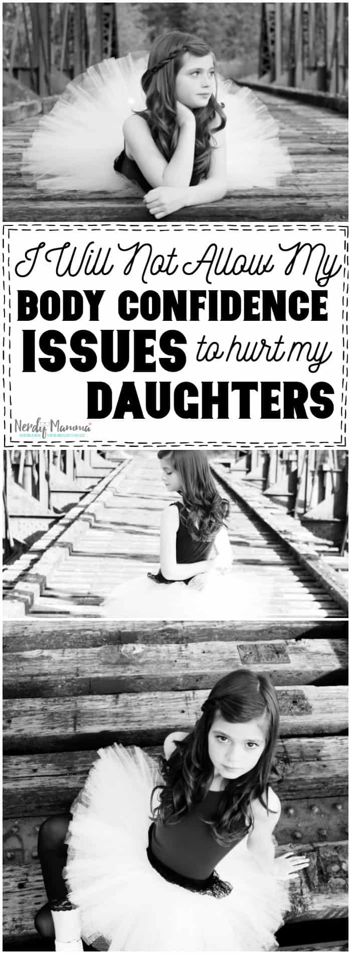 Oh, I love this mom's thought on not allowing her daughters to be hurt by her body confidence issues. So simple and yet, I bet she wins. LOL!