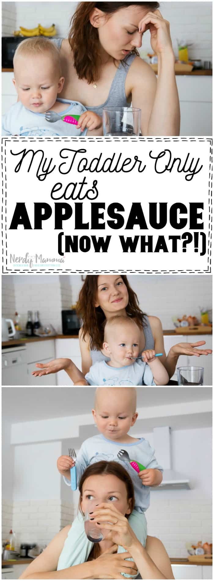 This mom has ZERO luck getting her kid to eat anything besides applesauce until she reads this one book...