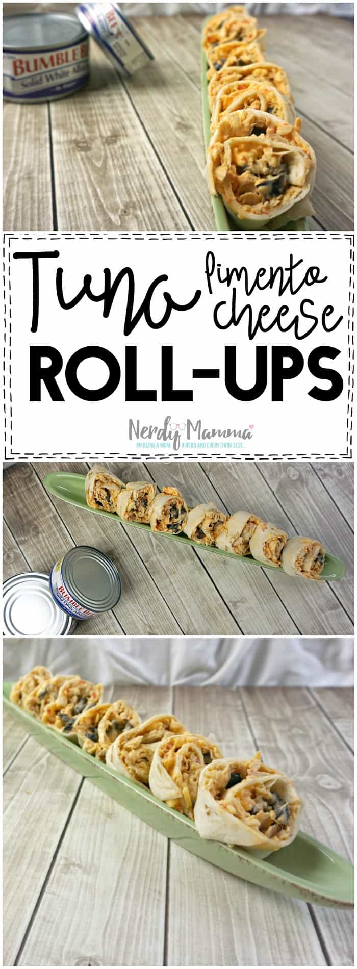This recipe for Tuna & Pimento Cheese Roll-ups is so easy! I could make them for the kids for an after school snack--or for my lunch! LOL!