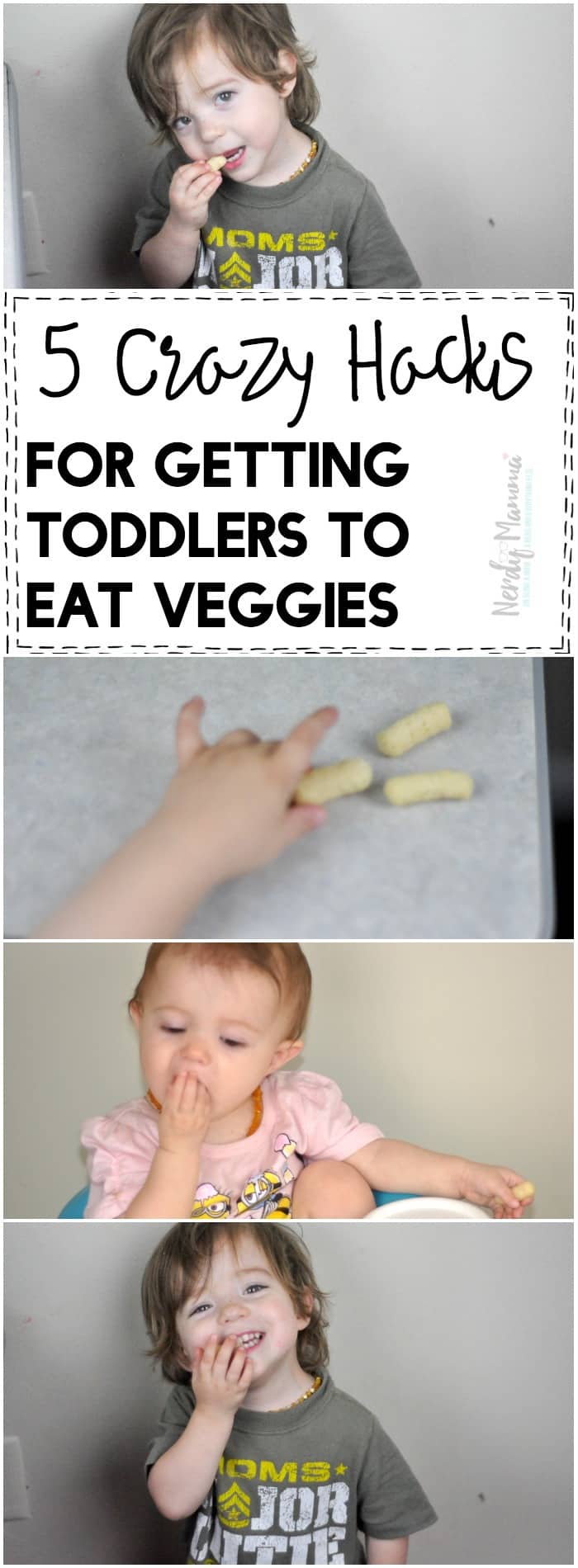 These 5 crazy hacks for getting toddlers to eat veggies actually work! My kids have been eating veggies like they're going out of style!