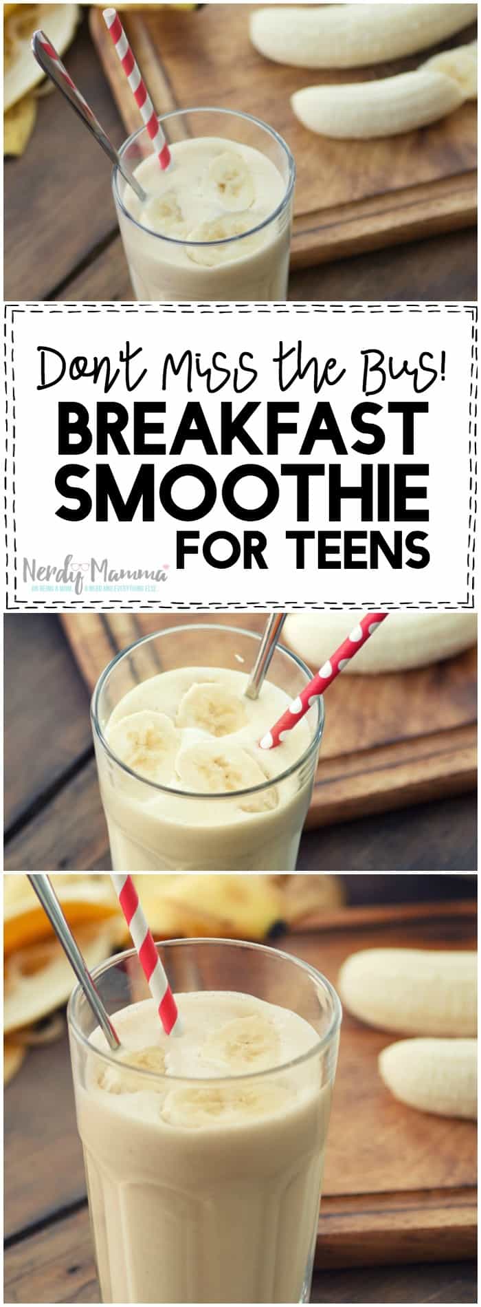 This breakfast smoothie for teens is so easy! I love it!