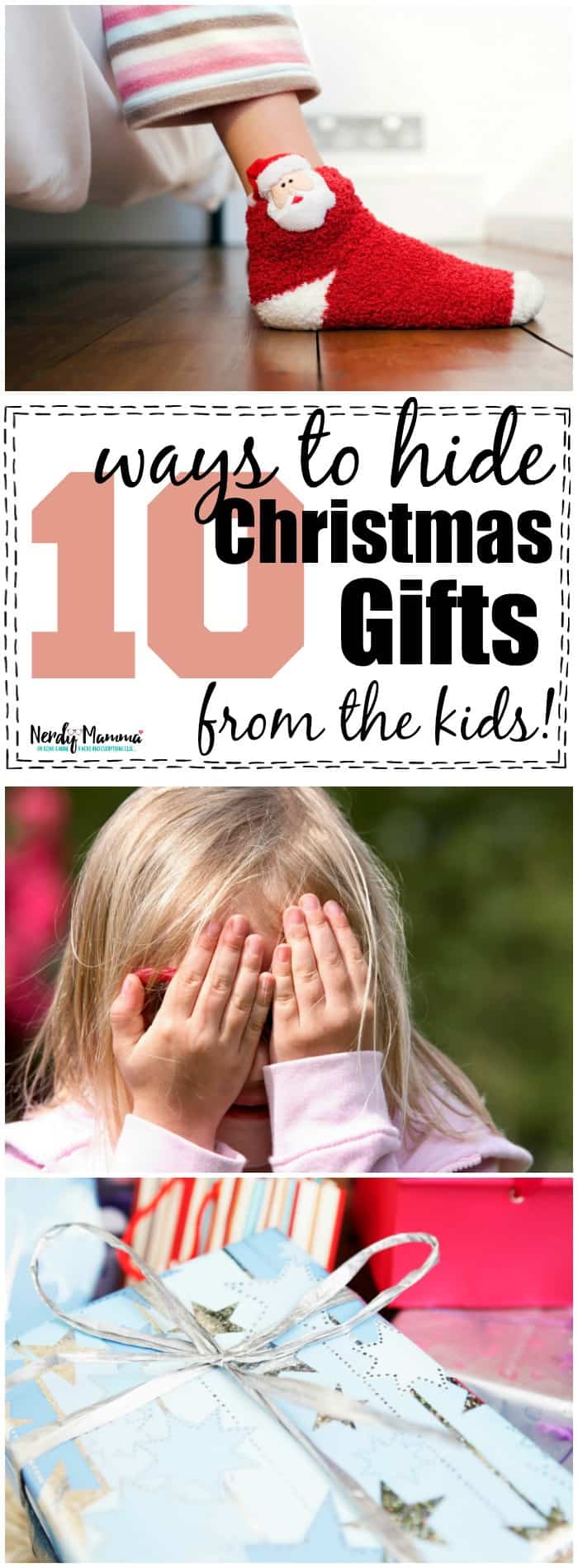 10 ways to hide Christmas presents from the kids