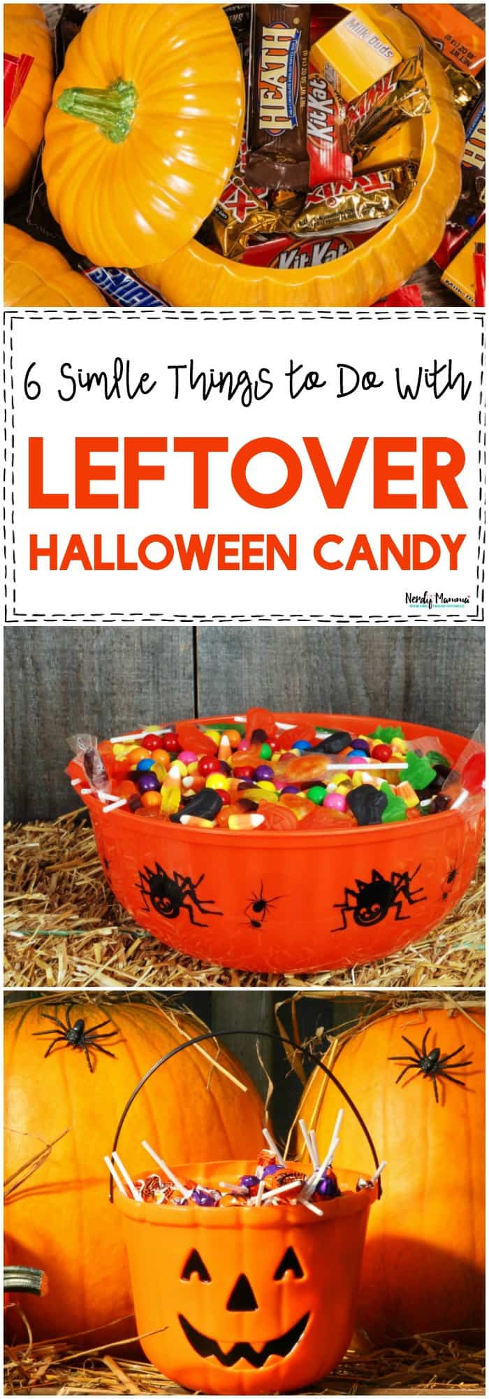 OMG, I always have so much leftover candy and I don't want to eat it all myself. These are GREAT options.
