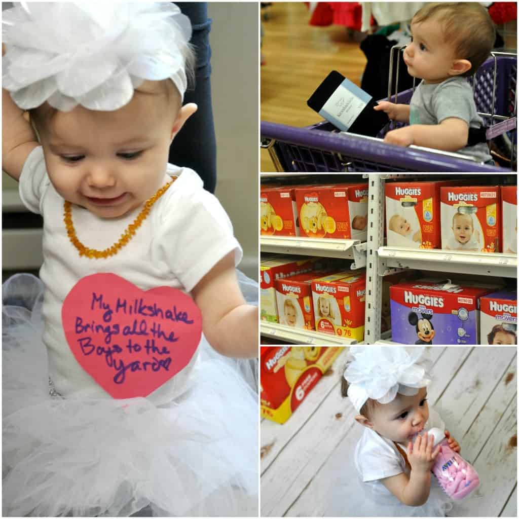 OMG! This DIY Milkshake baby girl costume is absolutely adorable!