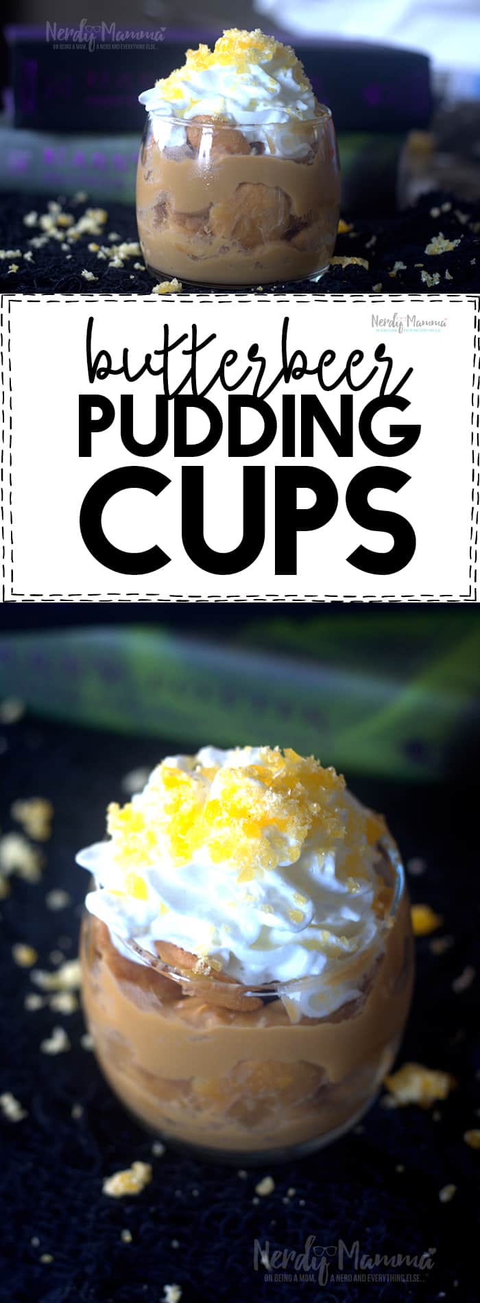 For all you pudding lovers out there, I have a delicious recipe for you today! You are going to absolutely love these butterbeer pudding cups! 