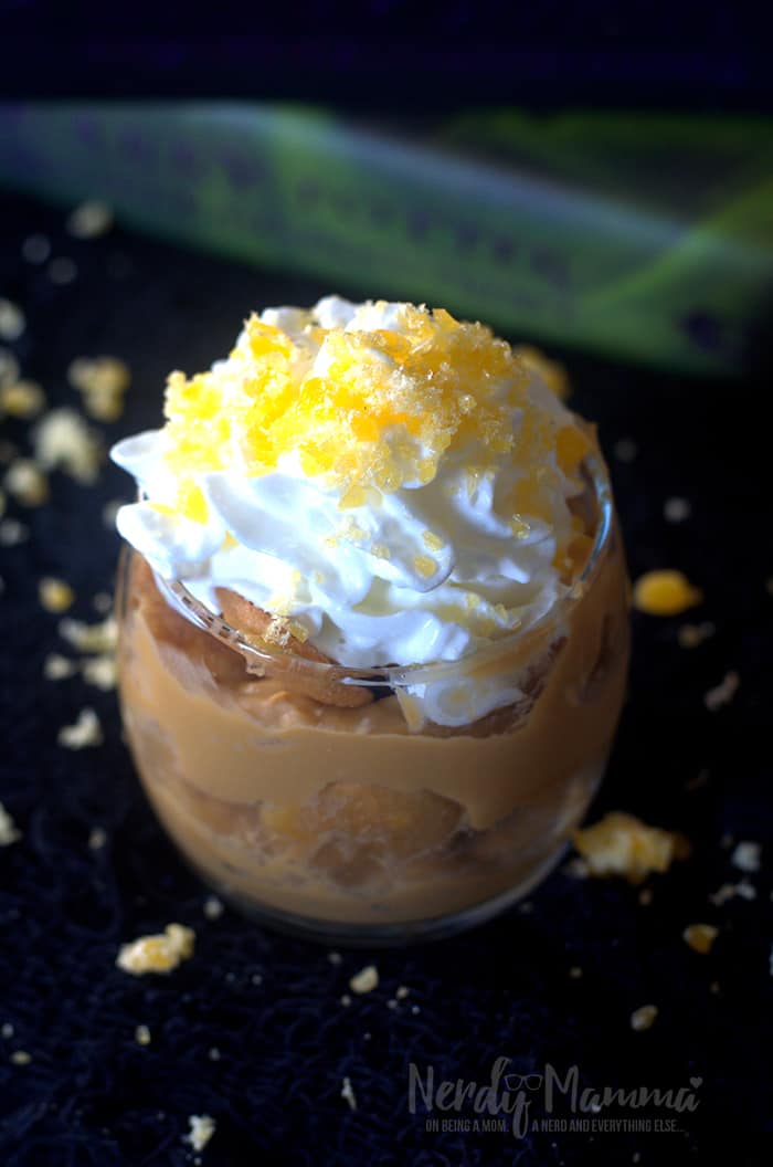 For all you pudding lovers out there, I have a delicious recipe for you today! You are going to absolutely love these butterbeer pudding cups!