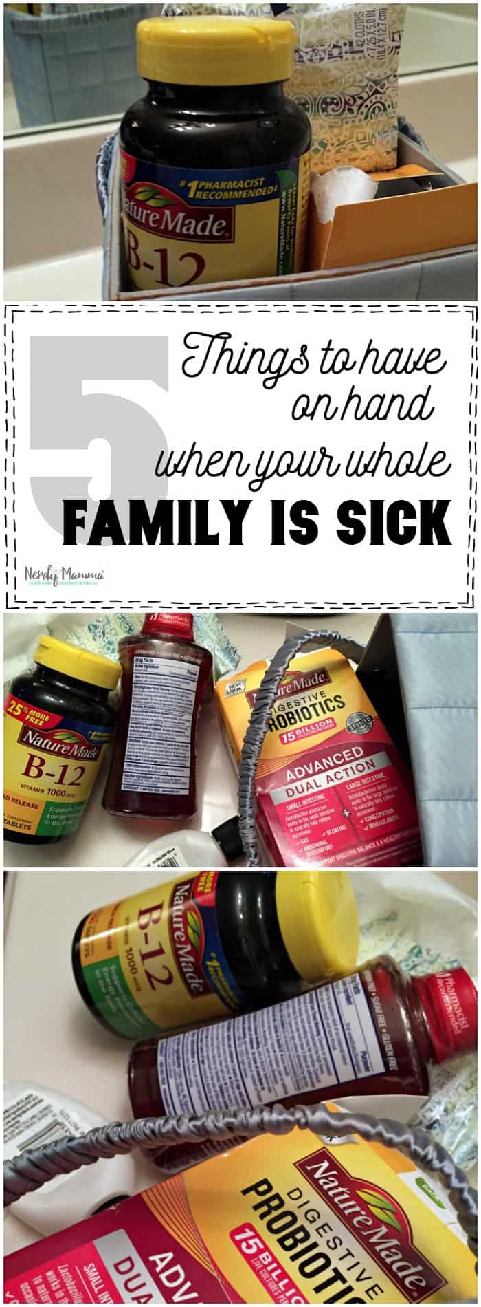 5 Things to have on hand when your whole family is sick