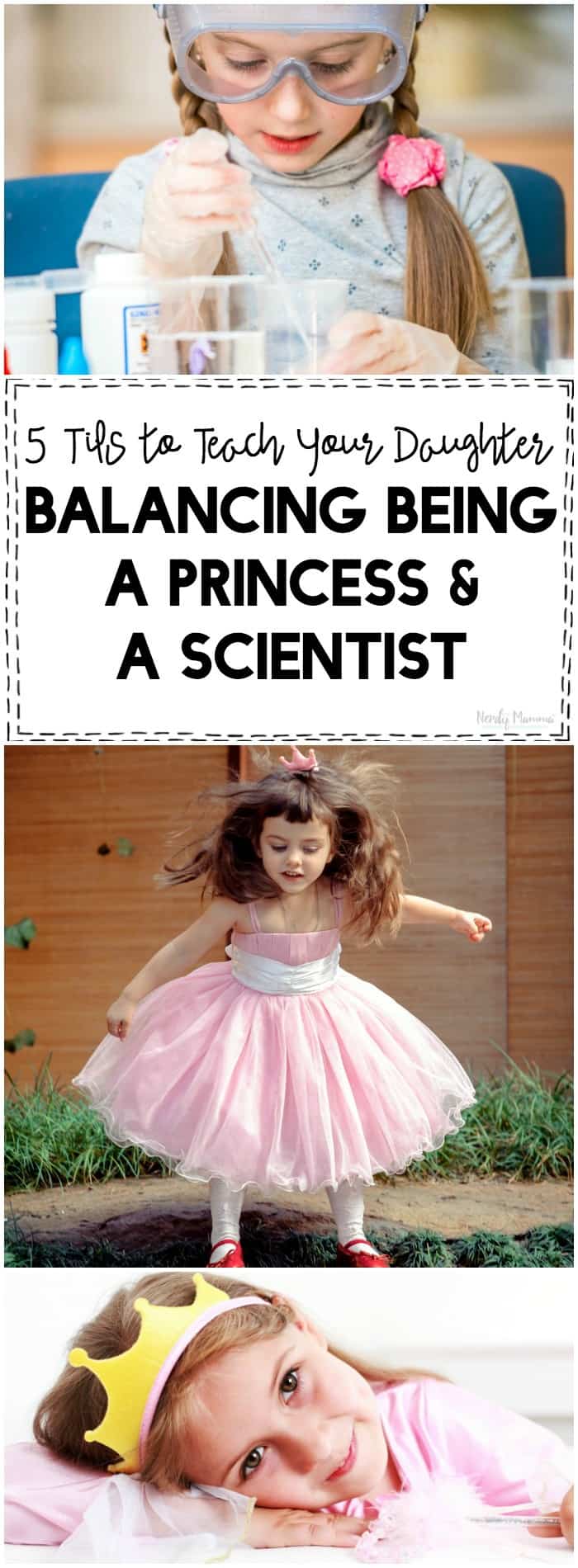My girls can TOTALLY be badass scientists AND princesses, and so can yours!!