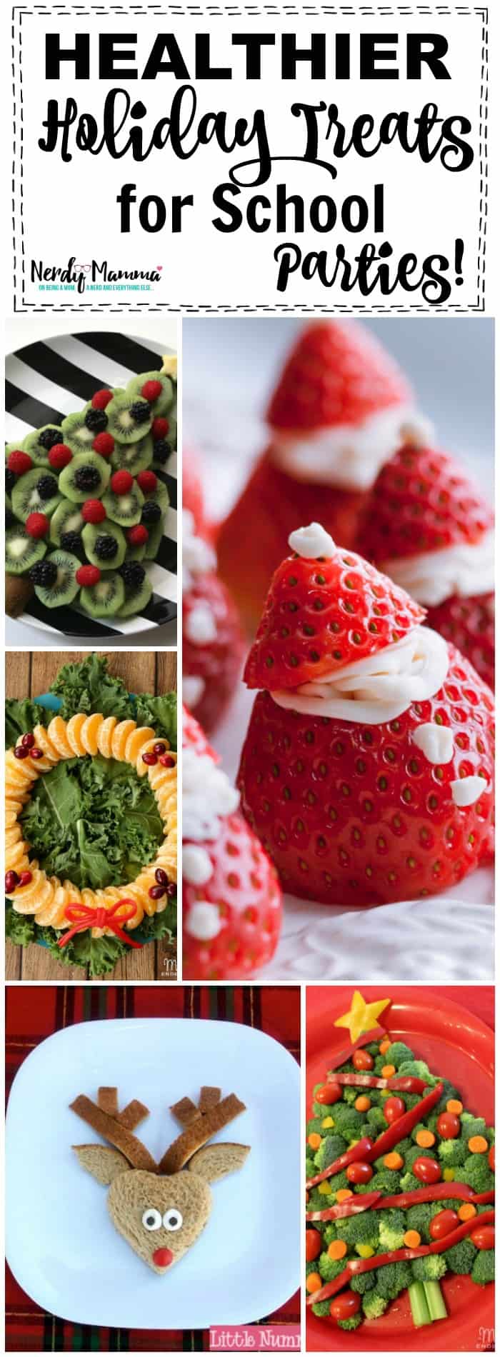 These healthy holiday treats are perfect for school parties!