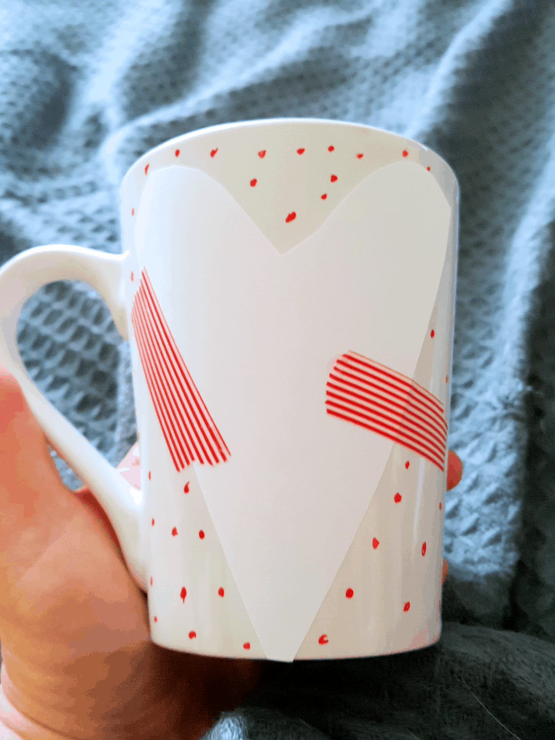 DIY Valentines Heart Mug