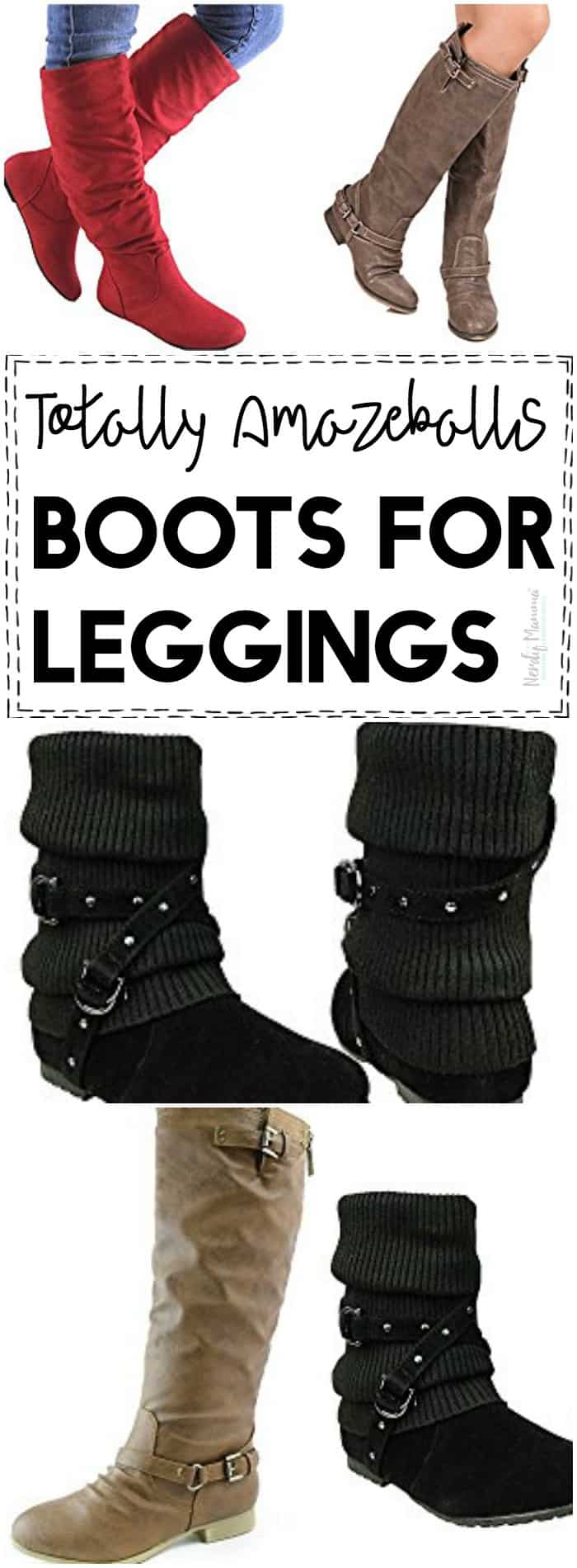 OMG These boots are PERFECT to wear with leggings!