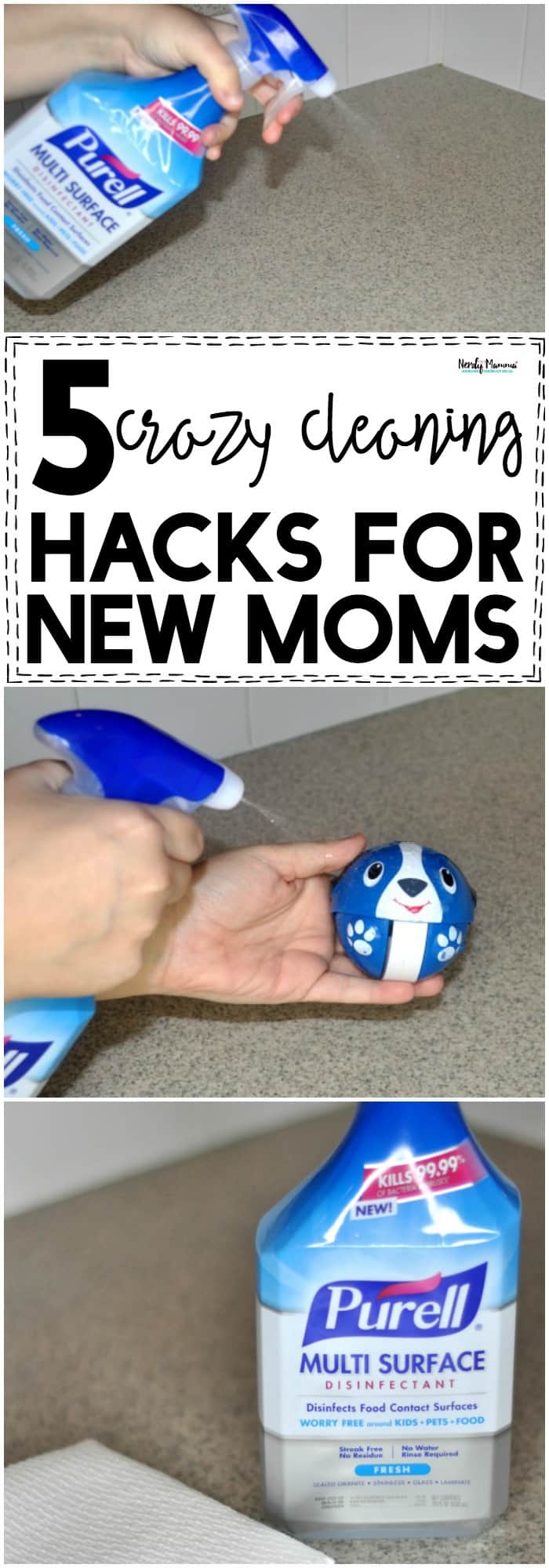 These 5 cleaning hacks for new moms are seriously amazing! Life-Freaking-Changing.