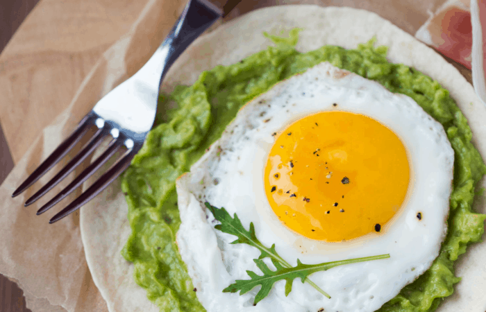 This is the simplest recipe for Fried Egg and Avocado Breakfast Tacos. So yummy! #breakfast #easy #taco #tacorecipe #recipe #breakfastrecipe #breakfasttacorecipe