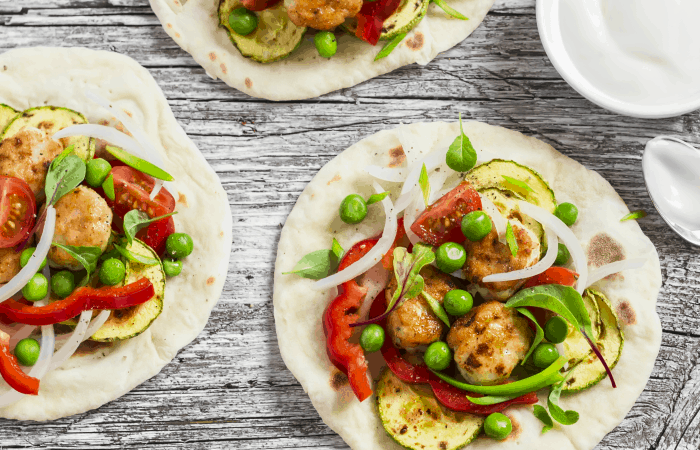 Whoa. I never thought to make Chicken Meatball Tacos. Sounds AWESOME. #chicken #taco #chickentaco #chickenmeatball #meatball #uniquerecipe #easyrecipe #recipe Tasty