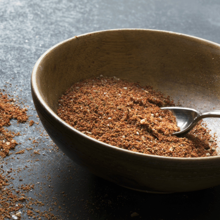 Oh, this homemade taco seasoning is so simple--and makes for a perfect taco every time. #taco #tacorecipe #tacoseasoning #tasty #food #foodporn