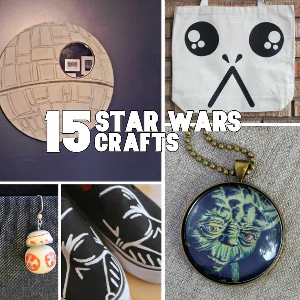 I love these Star Wars DIY Crafts! So CUTE! #starwars #galaxy #crafts #craft #diy #craftymom #crafty #fun #activitiesforkids
