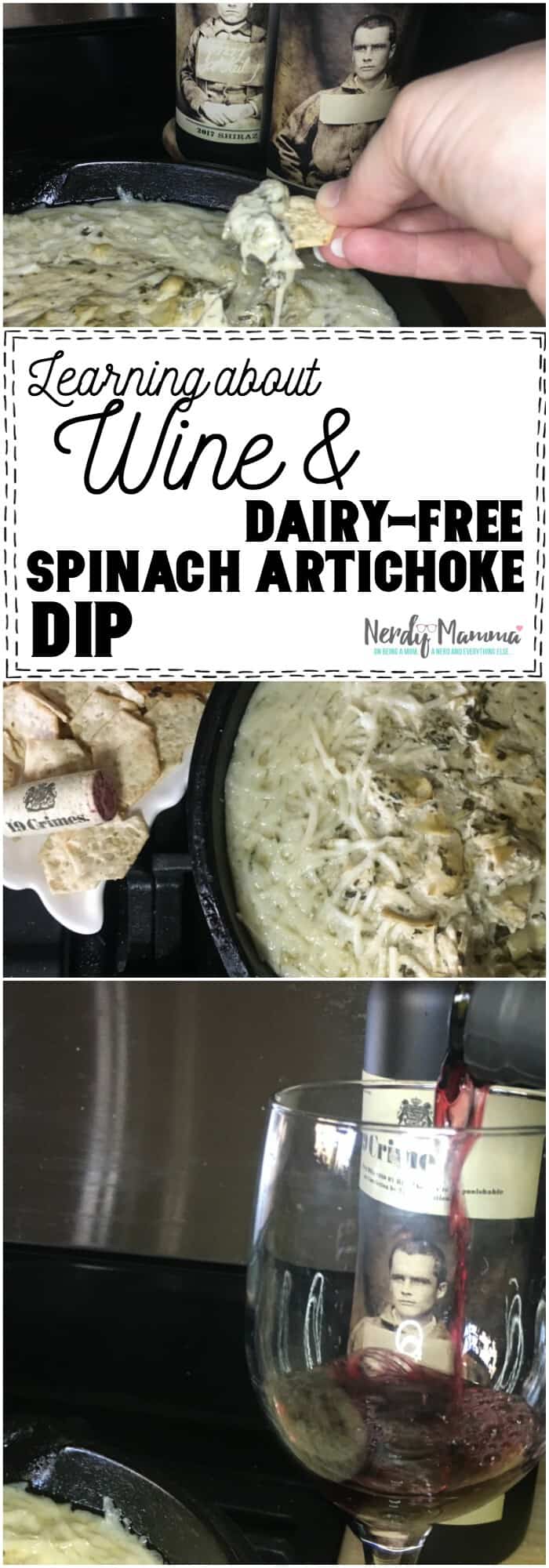 This is seriously the easiest dairy-free spinach artichoke dip recipe ever. And it's gluten-free. #recipe #glutenfree #diaryfree #vegan #recipe #veganrecipe #spinachartichokedip #dip #partyfood #party #allergyfriendly