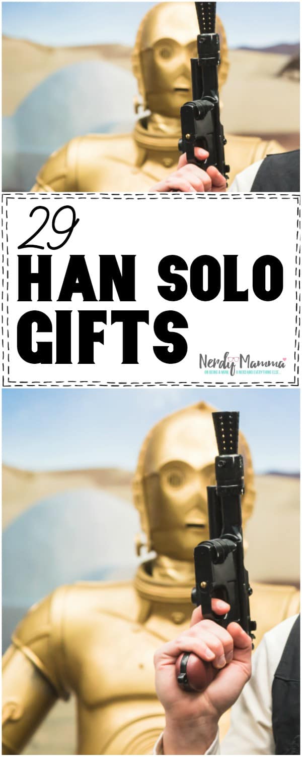 Calling all Star Wars lovers. If you are unaware (which if you are, I'm not sure we can be friends...), there is a new film coming out very soon. You're excited. I know. It's solo the best movie this year, I'm sure. And, in preparation, I've gathered these 29 Han Solo Gifts. They're Solo The Best Gifts Ever. Heh. #starwars #hansolo #solo #solomovie #starwarsgifts #giftguide #starwarspresents #starwarsgiftguide #sologiftguide #sologifts #solomovie #solomoviegiftguide #moviegiftguide