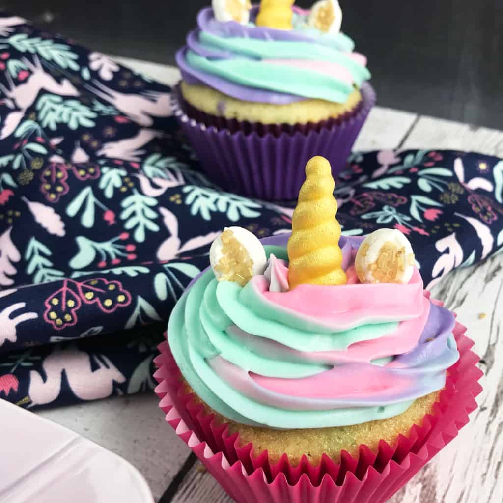 Ok. I'm going to go ahead and admit it, I'm a little unicorn obsessed. I like unicorn cookies and unicorn muddy buddies. I just like everything unicorn. In fact, I'm in love with these Unicorn Cupcakes. Good thing I also am in love with eating... #nerdymammablog #unicorn #unicornfood #unicorncupcake #unicorncupcakerecipe #recipe #cupcake #unicornparty #partyfood #party #unicornrecipe #cupcakerecipe