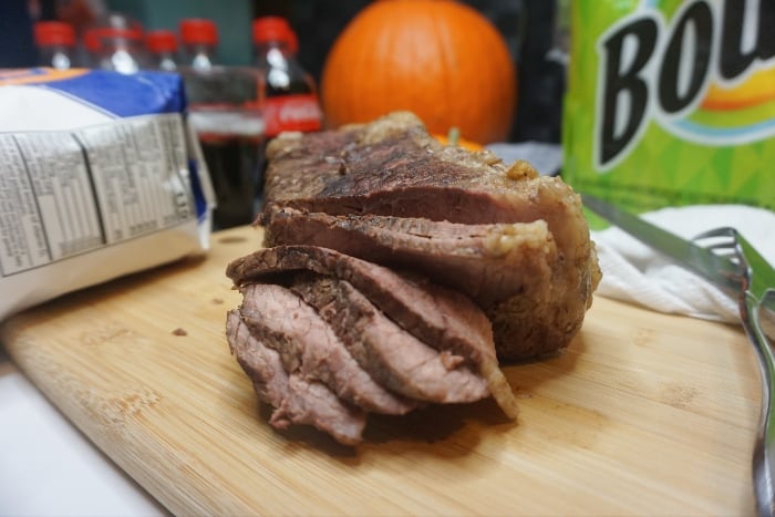 sliced braised beef