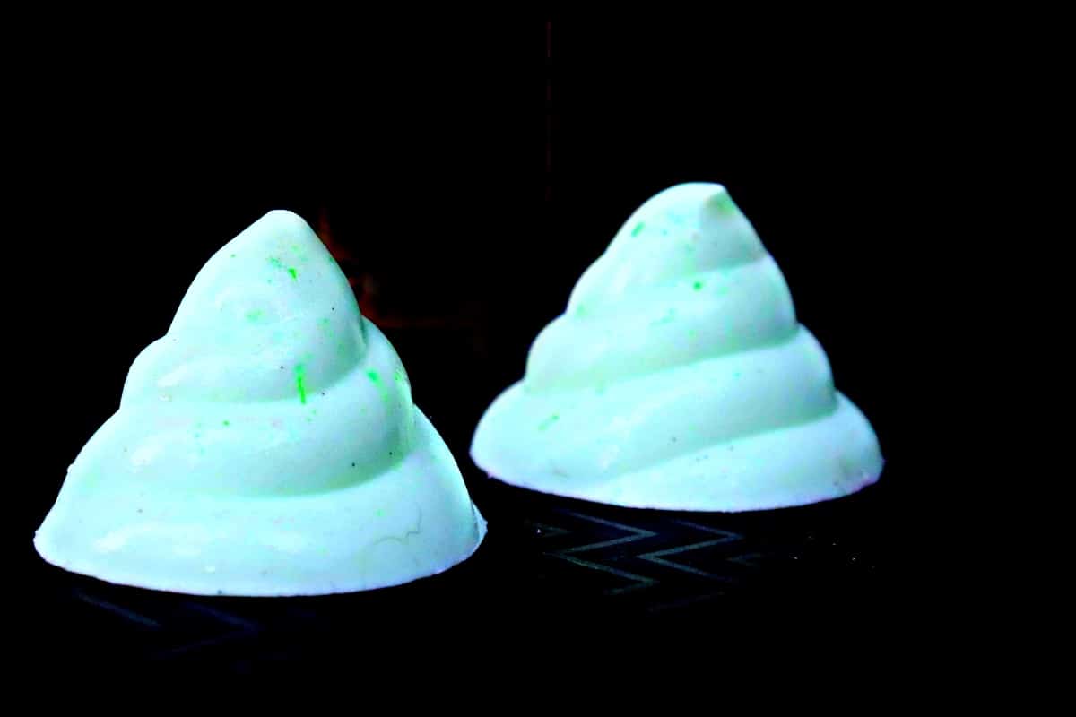 I know that Halloween is drawing close, but I had to make this Glow in the Dark Ghost Poop Soap before the witching hour was upon us. It was just too good of an idea NOT to do it. So, grab a friendly ghost and let's get makin'! #nerdymammablog #soap #diy #halloween