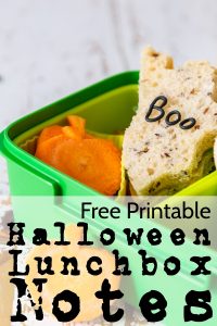 Free Printable Halloween Lunchbox Notes - Nerdy Mamma