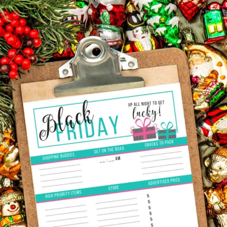 Free Printable Black Friday Planner - An EPIC Way to Organize This ...