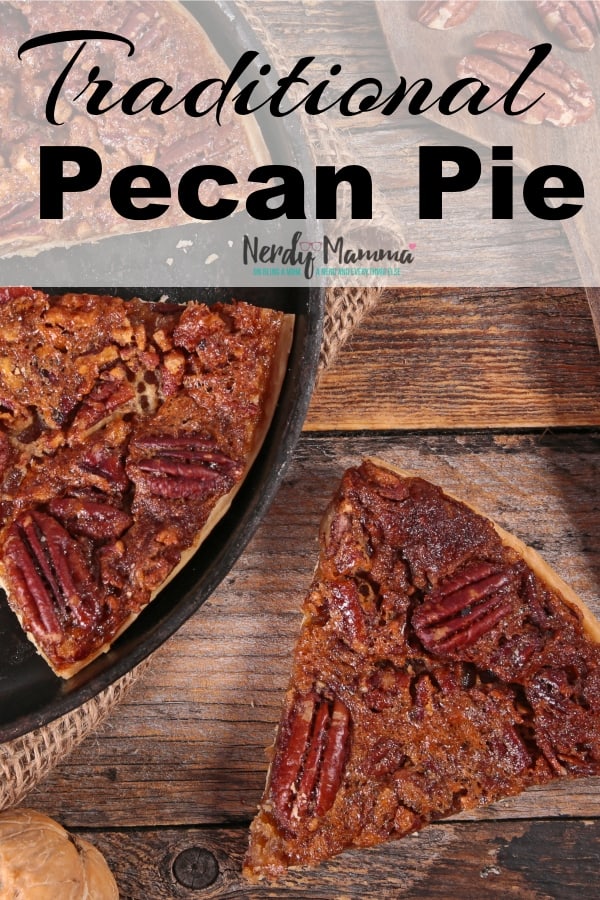 You know that recipe that, even when you were a kid, you always wanted to try making? But you were too afraid to do it--because mom's was so amazing. I finally did it. I borrowed mom's recipe box and I made a Traditional Pecan Pie. You're not going to believe how easy it is. #nerdymammablog #pecanpie