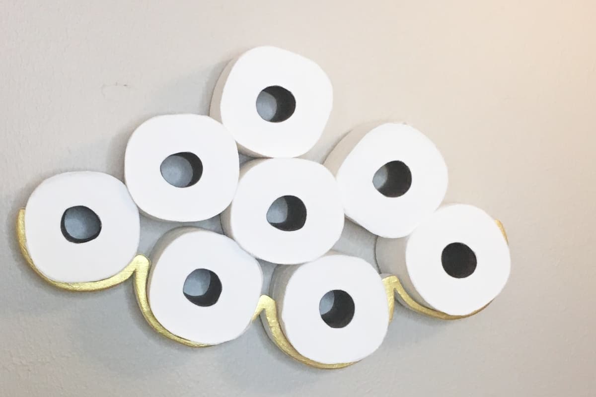 Forstad stimulere Indvandring How to Make a Cloud Toilet Paper Holder - Nerdy Mamma