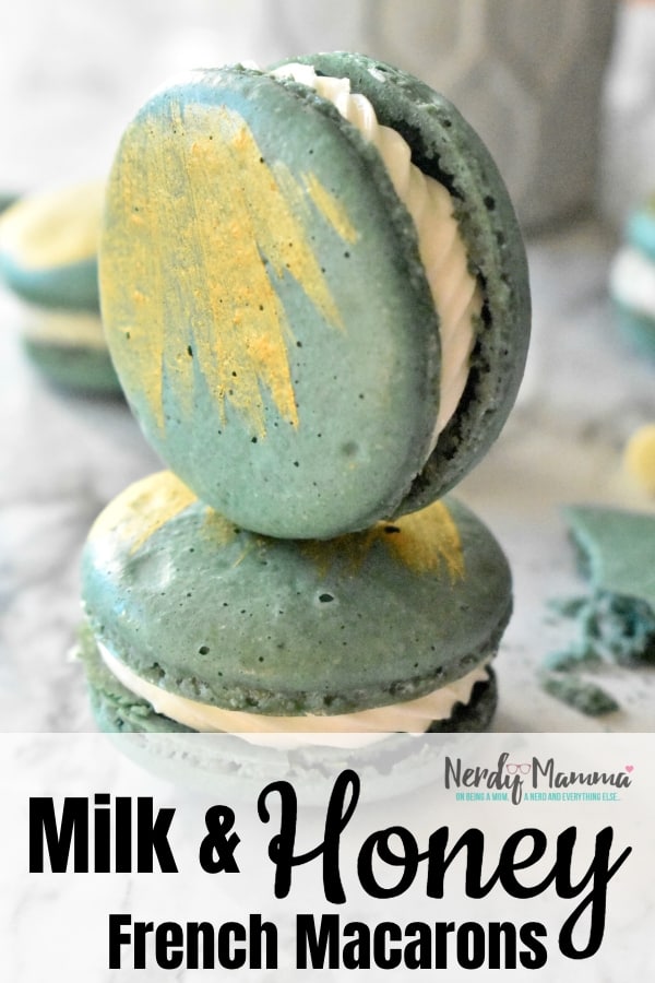 Oh, if you ever wanted to make a macaron, you best hold on to your britches because these Milk & Honey Macarons are so amazing. #nerdymammablog #macarons
