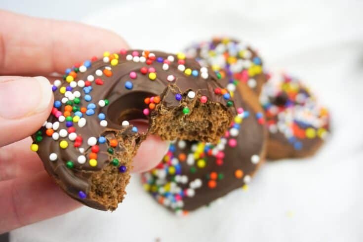 Vegan Chocolate Cake Donuts