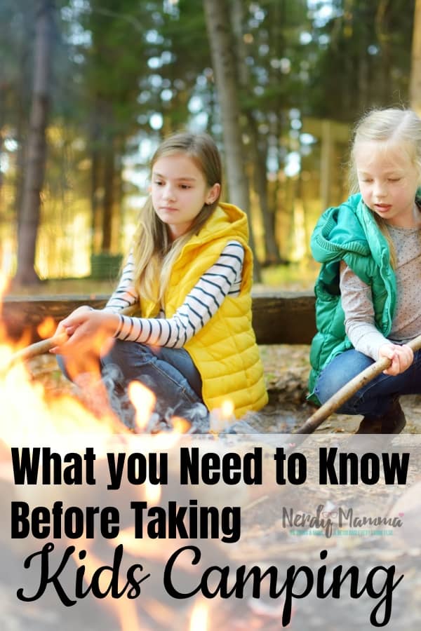 Doing something with your children is always going to be a little more complicated than ever. Here's What You Need to Know Before Going Camping With Kids. #nerdymammablog #camping #campingwithkids