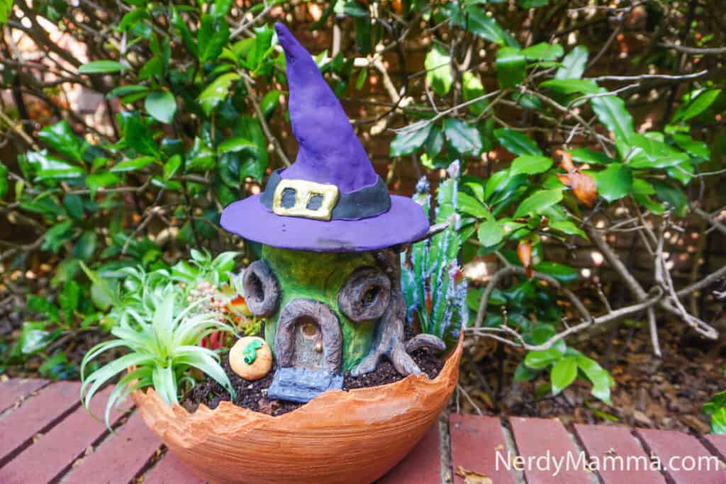witch fairy house tutoial