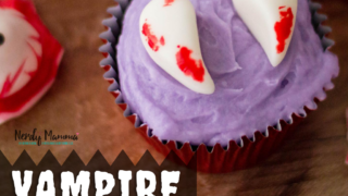 Vampire Teeth Cupcake