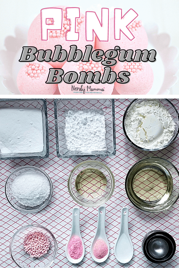 DIY Pink Bubblegum Bombs recipe