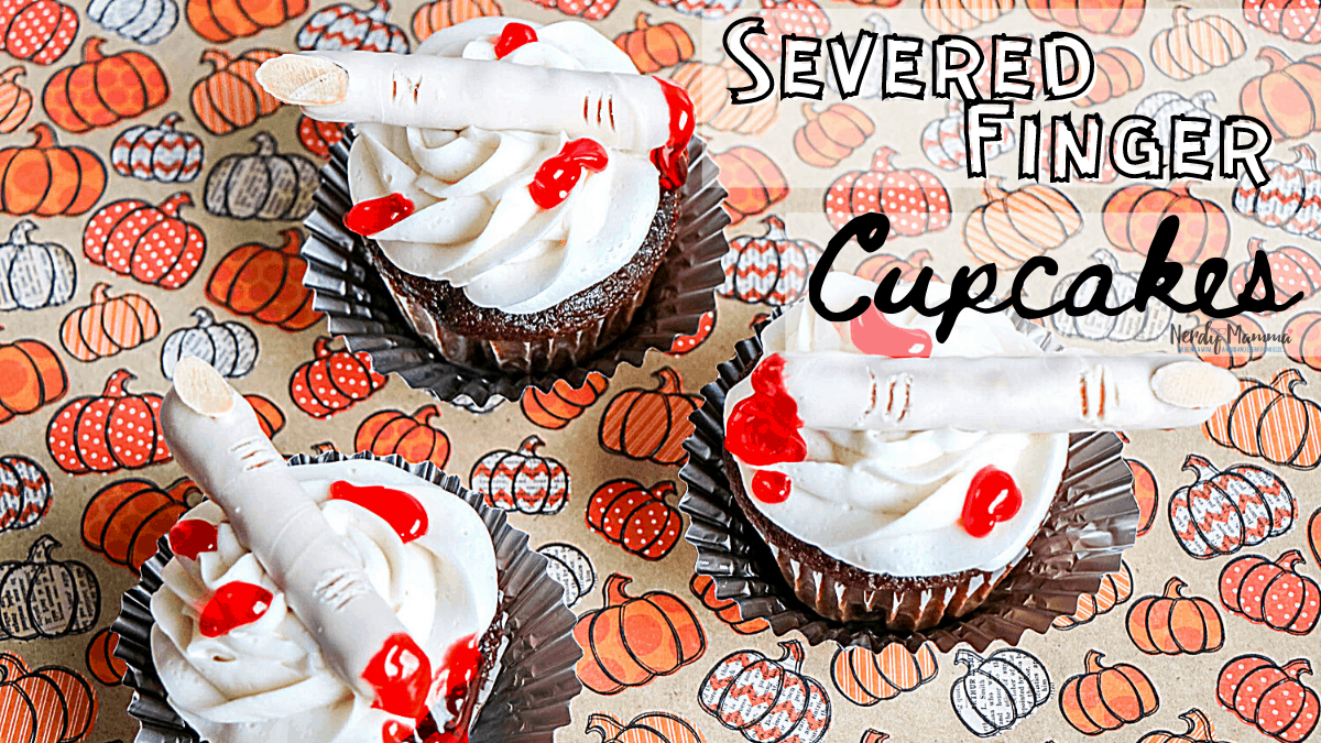 Severed Finger Cupcakes recipe