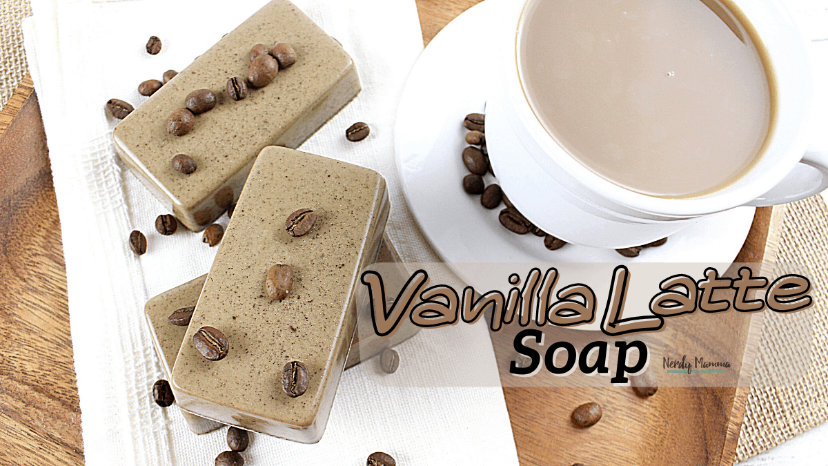 homemade vanilla latte soap