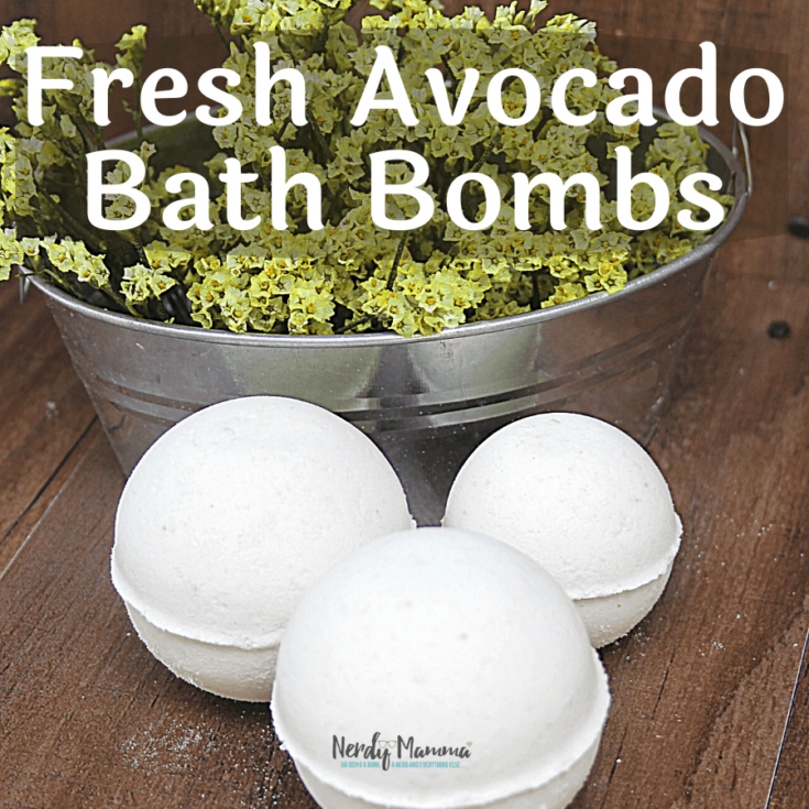 Fresh Avocado Bath Bombs