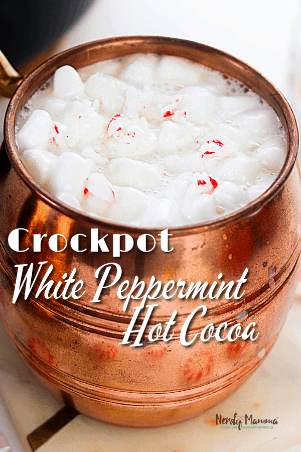 Crockpot White Peppermint Hot Chocolate Recipe