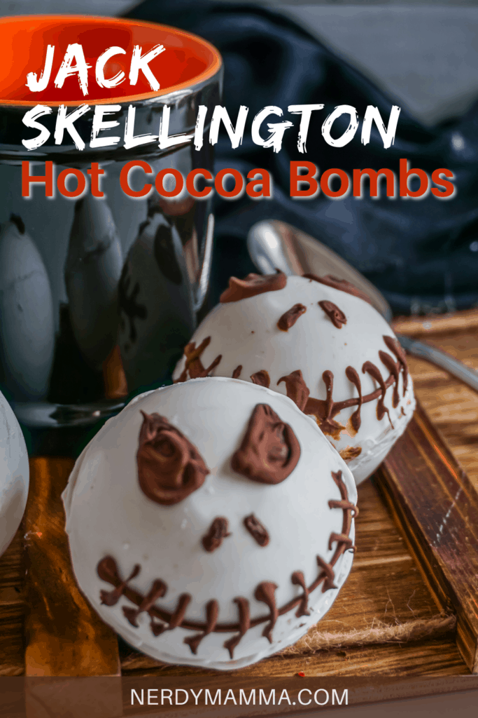 Jack Skellington Hot Cocoa Bombs