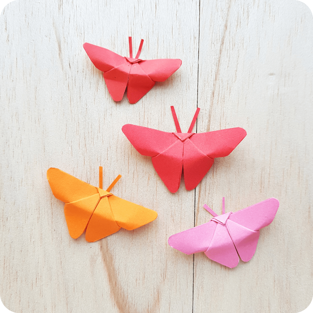 Origami Butterfly - The Easiest and Best Way to Make It - Nerdy Mamma