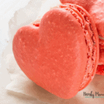 Easy Valentine's Heart Macarons