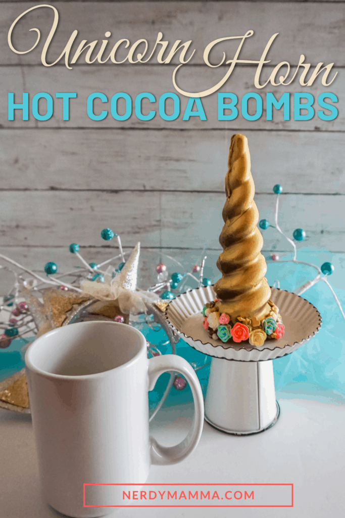 Unicorn Horn Hot Cocoa Bombs